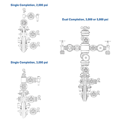 Typical Wellhead and Tree Configurations